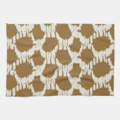 Boho-Kreise Erdige Töne zeitgenössischer Minimalis Geschirrtuch (Horizontal)