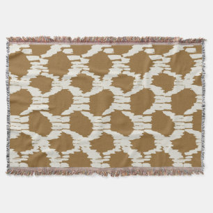 Boho-Kreise Erdtöne zeitgenössischer Minimalismus Decke