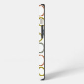 Boho-Kreise iPhone Hülle (Linke Seite)