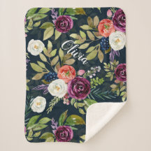 Boho kundenspezifische Baby-mit Blumendecke