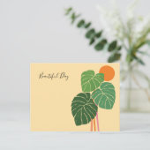 Boho-Kunstblatt Postkarte (Stehend Vorderseite)