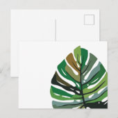 Boho-Kunstblatt Postkarte (Vorne/Hinten)