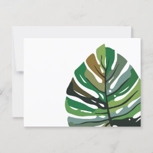 Boho-Kunstblatt Postkarte