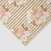 Boho Kürbis-Blume Glitzer Seidenpapier (Detail)