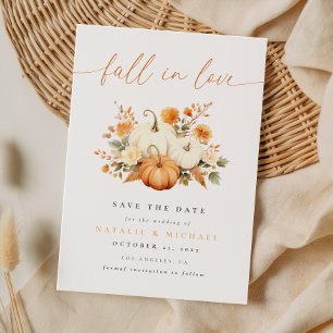 Boho-Kürbis-Hochzeit zum Verlieben Save The Date