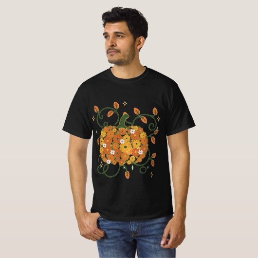 Boho Kürbis T-Shirt (Vorne ganz)