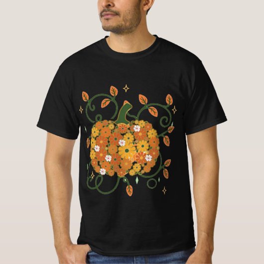 Boho Kürbis T-Shirt (Vorderseite)