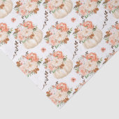 Boho Kürbis und Blumenmuster Seidenpapier (Detail)