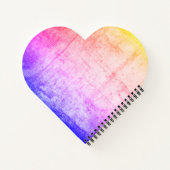 Boho Lace Dreamcatcher | Grunge Rainbow Notizblock (Rückseite)