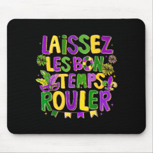 Boho Laissez Les Bon Temps Rouler Mardi Gras 2026 Mousepad