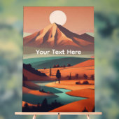 Boho landscape  acrylschild (Neutral)