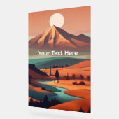 Boho landscape  acrylschild (Winkel)