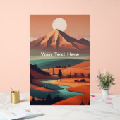 Boho landscape  acrylschild (Hochzeit)