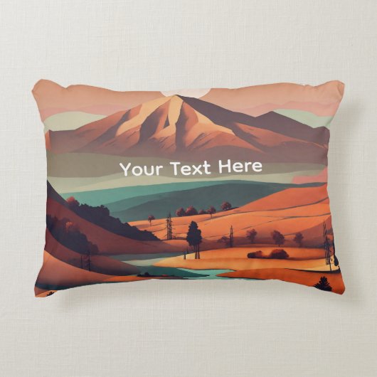 Boho landscape  dekokissen (Vorderseite)