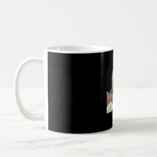 Boho-Landschaft Berge geometrische Sonne abstrakt Kaffeetasse