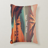 Boho-Landschaft  Dekokissen (Vorderseite(Vertikal))