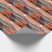 Boho-Landschaft Geschenkpapier (Ecke)