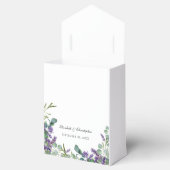 Boho Lavender Eucalyptus Elegant Formal Wedding Geschenkschachtel (Geöffnet)