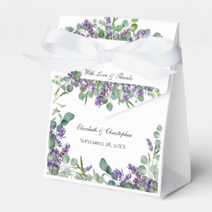 Boho Lavender Eucalyptus Elegant Formal Wedding Geschenkschachtel
