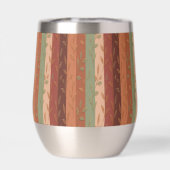 Boho Leaf Pattern Rustikale Wohngestaltung (Rückseite)