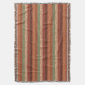Boho Leaf Pattern Rustikale Wohngestaltung Decke (Vorderseite Vertikal)
