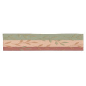 Boho Leaf Pattern Rustikale Wohngestaltung Kurzer Tischläufer (Horizontal)