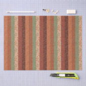 Boho Leaf Pattern Rustikale Wohngestaltung Seidenpapier (Handwerk)