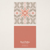 Boho Leafy Star Earring Necklace Juwelier Display (Vorne & Hinten)