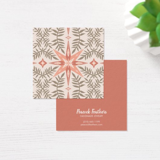 Boho Leafy Star Earring Necklace Juwelier Display (Schreibtisch)