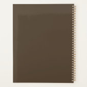 Boho Lehrer Wertschätzung Moderner Regenbogen Planer (Rückseite)