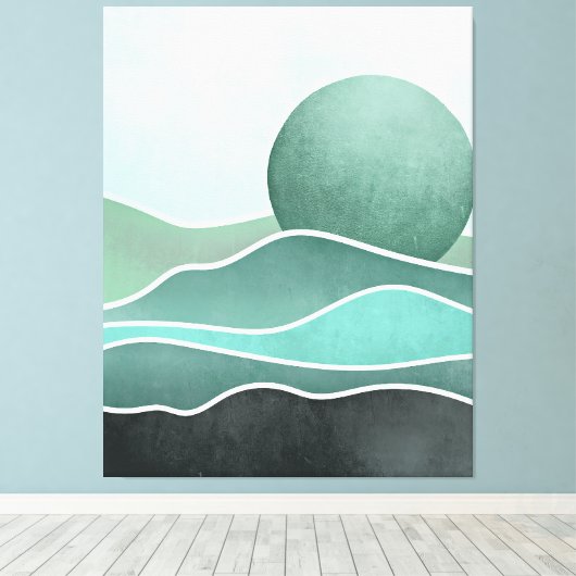 Boho Leinwanddruck (Insitu (Holzboden))