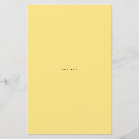 Boho Lemon Advice für die Bride Brautparty Card (Rückseite)