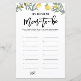 Boho Lemon wie alt war Mama Fotos Baby Showspiel