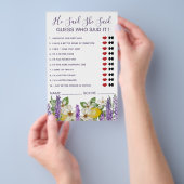 Boho Lemons & Lavender sagte, sie sagte, Spiel Flyer (Handgriff)