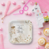 Boho Leopard | Dusche für tropische Pflanzen Pappteller (Party)