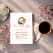 Boho Liebe braut Brautparty-Kaffee Einladung