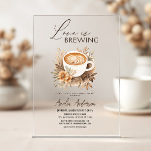Boho-Liebe-brautjunggesellinnenparty Acryleinladungen