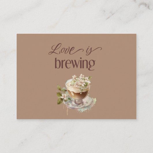 Boho Liebe bricht Blumenbrunch Brautparty Brunch Begleitkarte (Rückseite)