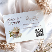 Boho Liebe bricht Blumenbrunch Brautparty Brunch Begleitkarte