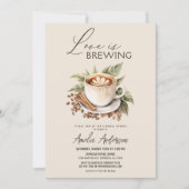 Boho Liebe bricht Brautparty Einladung (Vorderseite)