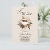 Boho Liebe bricht Brautparty Einladung (Stehend Vorderseite)