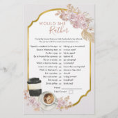 Boho Liebe bricht, würde sie lieber Spiele (Vorderseite)