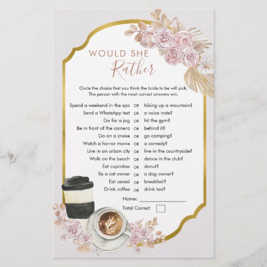 Boho Liebe bricht, würde sie lieber Spiele (Vorderseite)