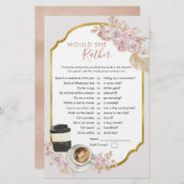 Boho Liebe bricht, würde sie lieber Spiele (Vorne/Hinten)