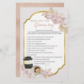 Boho Liebe brütet Brautparty, was Groom sagt (Vorne/Hinten)