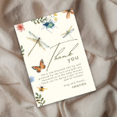 Boho Liebe Bug Insekten Dragonfly Danke Karte