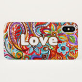 Boho Liebe Case-Mate iPhone Hülle (Rückseite (Horizontal))