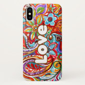 Boho Liebe Case-Mate iPhone Hülle (Rückseite)