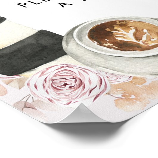 Boho Liebe ist Brewing Brautparty Liebe ist Sweet Poster (Ecke)