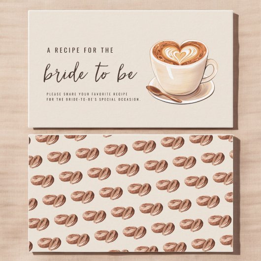 Boho Liebe ist das Brechen Coffee Brautparty Begleitkarte